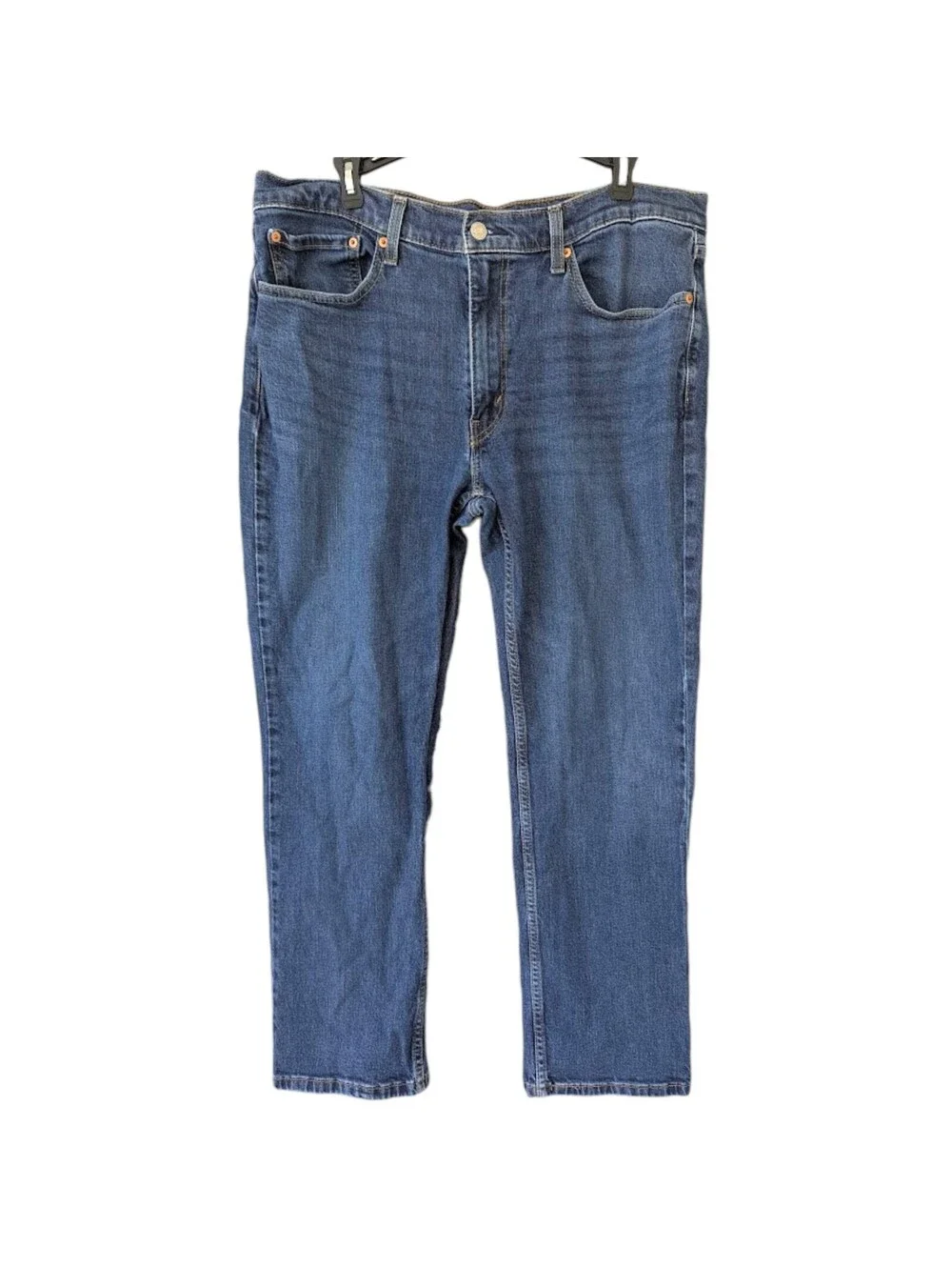 Levis 514 Straight Fit Jeans Mens 36x29 Medium Wash Blue Denim Classic Heritage